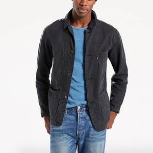 sherpa lined engineer's coat